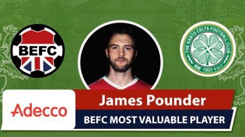 Adecco BEFC Most Valuable Player vs Kanto Celts - James Pounder