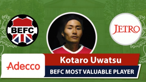 Adecco BEFC MVP vs JETRO - Kotaro Uwatsu