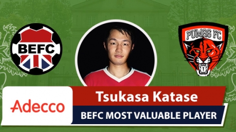 Adecco BEFC Most Valuable Player - Tsukasa Katase