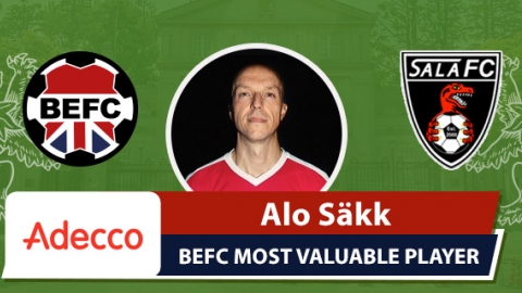 Adecco BEFC Most Valuable Player vs Sala - Alo Säkk