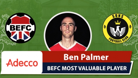 Adecco BEFC Most Valuable Player vs SUNS - Ben Palmer