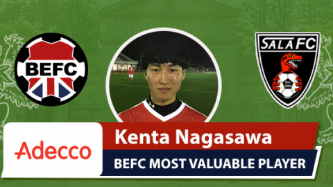Adecco BEFC MVP vs Sala FC - Kenta Nagasawa