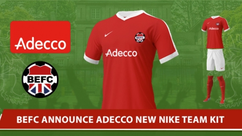 BEFC x Adecco and Nike Japan new 2017 Team Kit